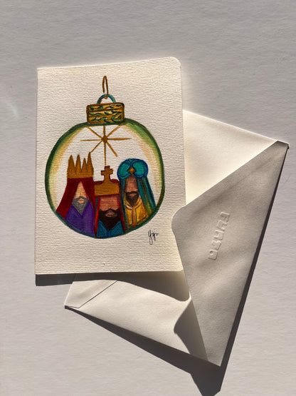 Three Kings Ornament Card