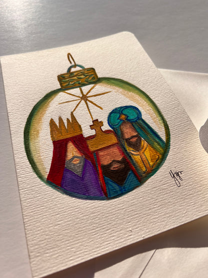 Three Kings Ornament Card