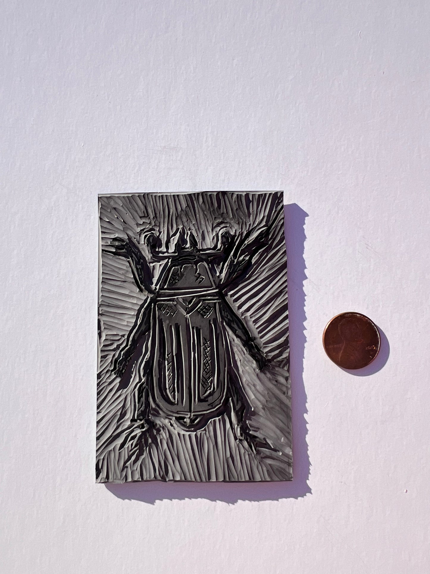 Junebug Linoprint